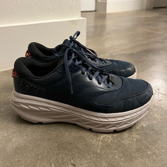 Hoka One One Other - Unisex Hoka One One Bondi L Moonlit Ocean/Nimbus Cloud Leather/Mesh